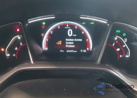 2019 Honda Civic Sport from USA, damaged, VIN 2HGFC2F8XKH596082
